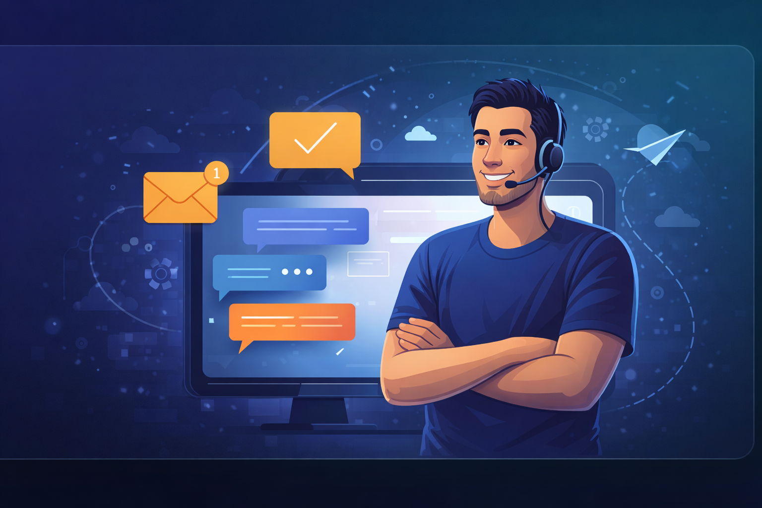 Contact illustration